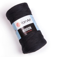 Пряжа YarnArt Ribbon 750 чорний