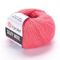 Пряжа YarnArt Silky Wool 332 Кораловий