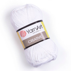 Пряжа YarnArt Creative 220 Білий