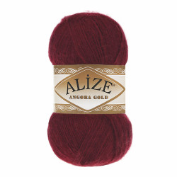 Пряжа Alize Angora Gold 339 Бордо