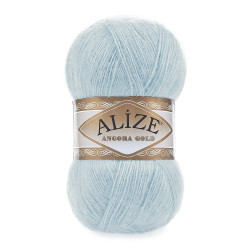 Пряжа Alize Angora Gold 114 Світло-водянистий