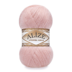Пряжа Alize Angora Gold 363 Весільний рожевий