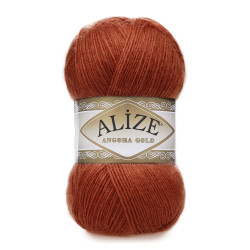 Пряжа Alize Angora Gold 36 Терракот