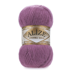 Пряжа Alize Angora Gold 440 Темна троянда