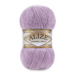 Пряжа Alize Angora Gold 505 Попелястий бузок
