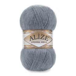 Пряжа Alize Angora Gold 87 Сірий