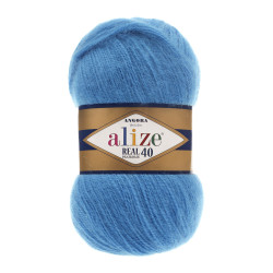 Пряжа Alize Angora Real 40 245-Бірюза