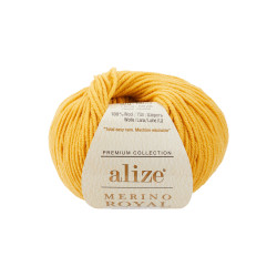 Пряжа Alize Merino Royal 2 Горчица