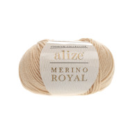 Пряжа Alize Merino Royal 96 Бежевий