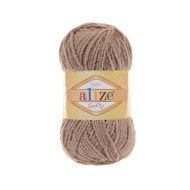 Пряжа Alize Softy 617 Молочно-коричневий