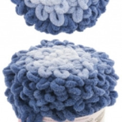 Пряжа Alize Puffy Ombre Batik 7425