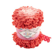 Пряжа Alize Puffy Ombre Batik 7416