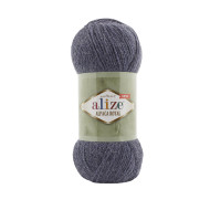 Пряжа Alize Alpaca Royal New 203 Джинсовий меланж