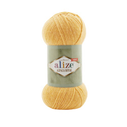 Пряжа Alize Alpaca Royal New 423 Желтый