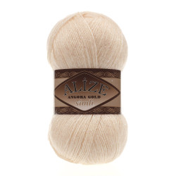 Пряжа Alize Angora Gold Simli 681 Лосось