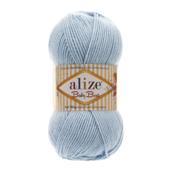 Пряжа Alize Baby Best 40 Блакитний