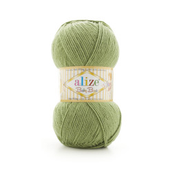Пряжа Alize Baby Best 485 Зелений
