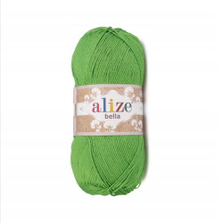 Пряжа Alize Bella 100 492 Зелений