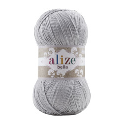 Пряжа Alize Bella 100 21-Сірий