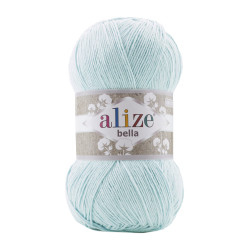 Пряжа Alize Bella 100 514-Світло-водянистий