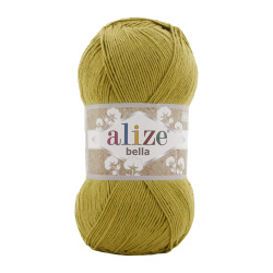 Пряжа Alize Bella 100 593 Оливковий