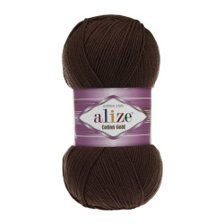 Пряжа Alize Cotton Gold 26 Коричневый