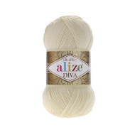 Пряжа Alize Diva 1 Крем