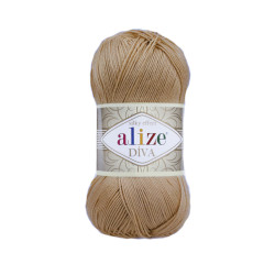 Пряжа Alize Diva 369 Карамель