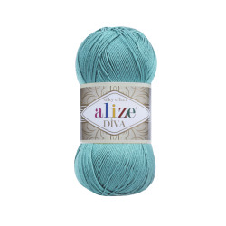 Пряжа Alize Diva 376 Блакитний