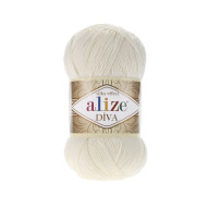 Пряжа Alize Diva 62 Вершки
