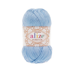 Пряжа Alize Forever 350 Блакитний