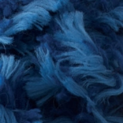 Пряжа Alize Puffy Fur 6114 синій