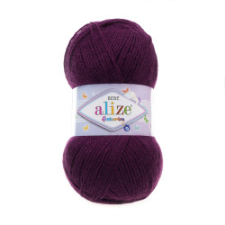 Пряжа Alize Sekerim Bebe 304 Сливовий