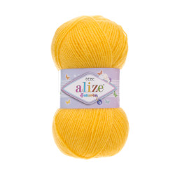 Пряжа Alize Sekerim Bebe 566 Темно-жовтий