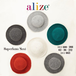 Пряжа Alize Superlana Maxi 857 Зелений