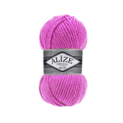 Пряжа Alize Superlana Maxi 157 Яскраво-рожевий