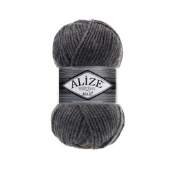 Пряжа Alize Superlana Maxi 182 сірий меланж