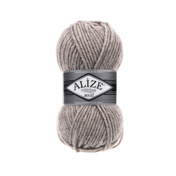 Пряжа Alize Superlana Maxi 207 світло-коричневий меланж