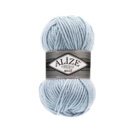 Пряжа Alize Superlana Maxi 480 cвітло-блакитний