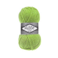 Пряжа Alize Superlana Maxi 551 неоновий зелений