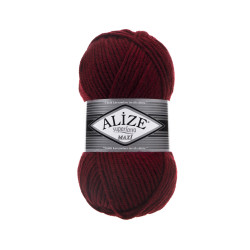 Пряжа Alize Superlana Maxi 57 бордовий
