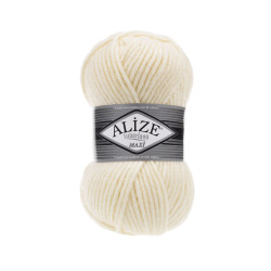 Пряжа Alize Superlana Maxi 599 cлонова кість