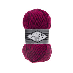 Пряжа Alize Superlana Maxi 649 рубіновий