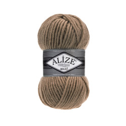 Пряжа Alize Superlana Maxi 466 Темно-бежевий