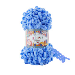 Пряжа Alize Puffy Fine 289 Синий