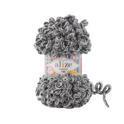 Пряжа Alize Puffy Fine 833 Панда