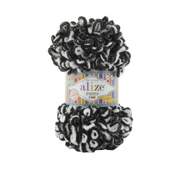 Пряжа Alize Puffy Fine 868 Серебряная лиса