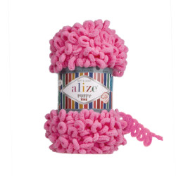 Пряжа Alize Puffy Fine 121 цукрова вата