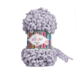Пряжа Alize Puffy Fine 268 сизий