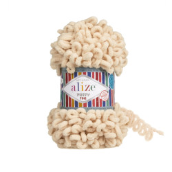 Пряжа Alize Puffy Fine 310 медовий